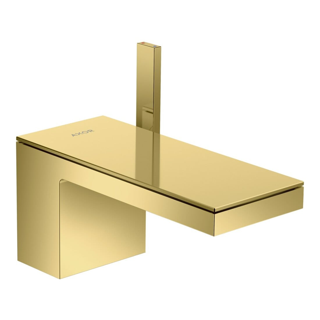 hansgrohe Waschtisch-Einhebelmischer 70 Axor MyEdition A 151mm, m Pus-Op-Abl, o Pl, po gol opt
