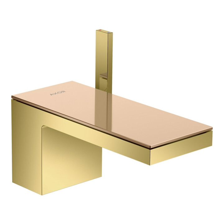 hansgrohe Waschtisch-Einhebelmischer 70 Axor MyEdition A 151mm, m Pus-Op-Abl, o Pl, po gol opt