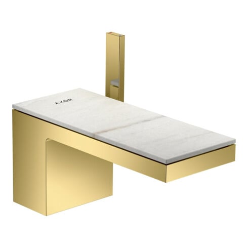 hansgrohe Waschtisch-Einhebelmischer 70 Axor MyEdition A 151mm, m Pus-Op-Abl, o Pl, po gol opt