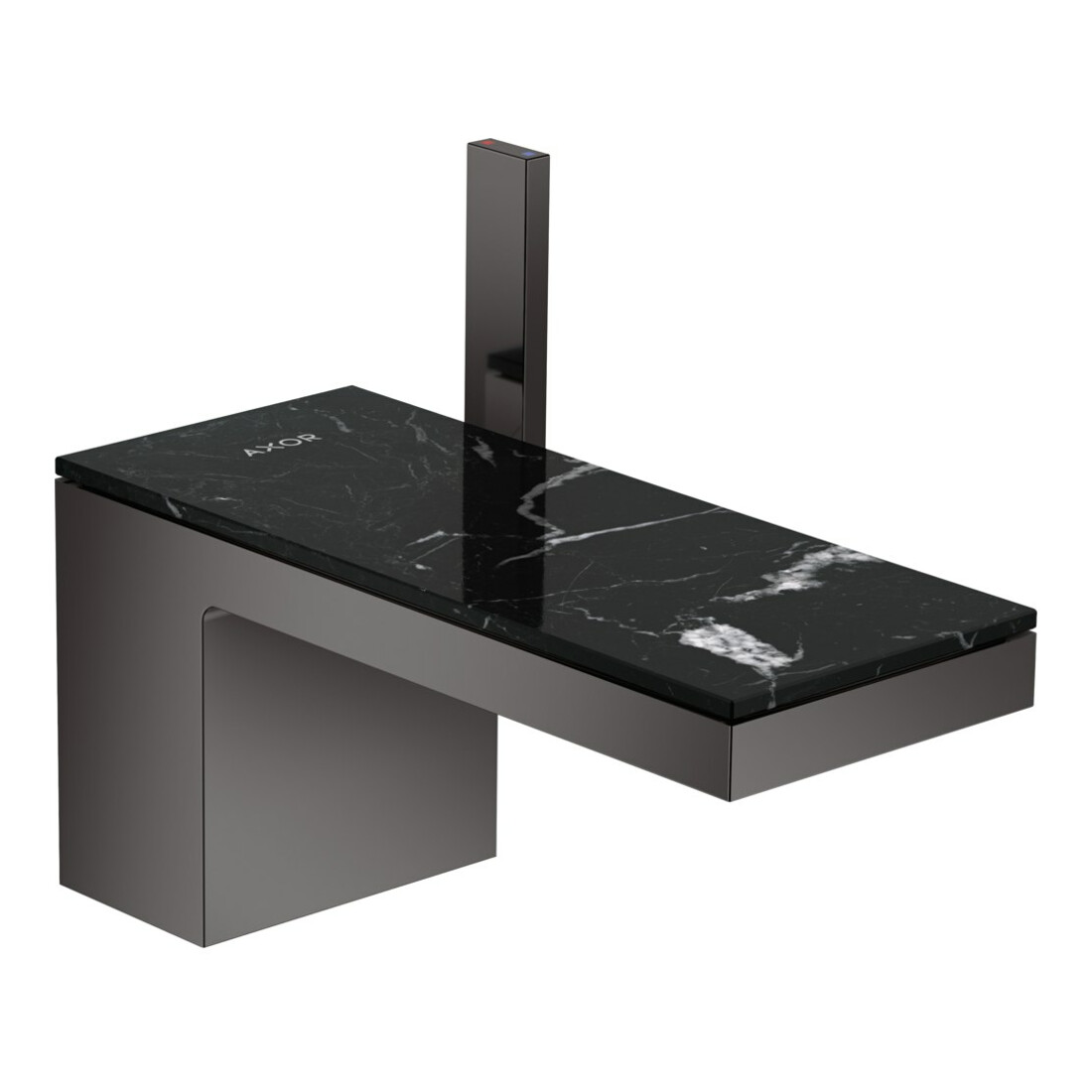 hansgrohe Waschtisch-Einhebelmischer 70 Axor MyEdition A 151mm, m Pus-Op-Abl, o Pl, pol. bla vc