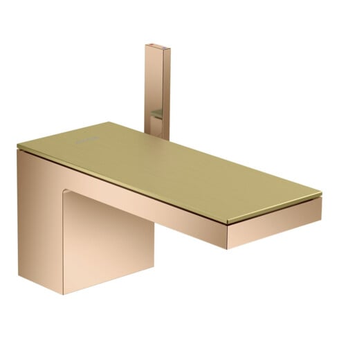 hansgrohe Waschtisch-Einhebelmischer 70 Axor MyEdition A 151mm, m Pus-Op-Abl, o Pl., pol. r gol