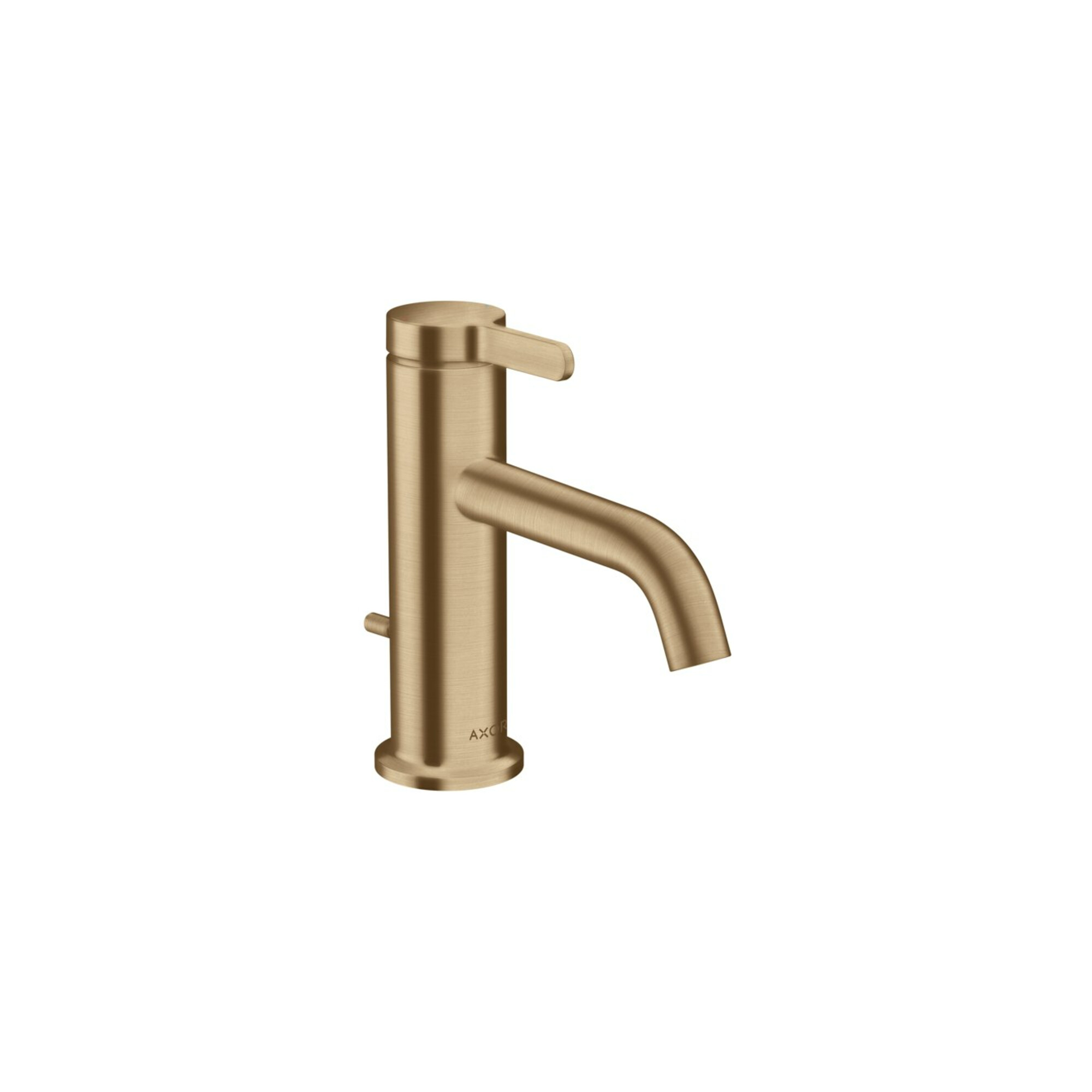 hansgrohe Waschtisch-Einhebelmischer 70 Axor One A 130mm, m Zugst.Abl.Gar., brush. bron