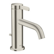 hansgrohe Waschtisch-Einhebelmischer 70 Axor One A 130mm, m Zugst.Abl.Gar., Edelstahl-Optik