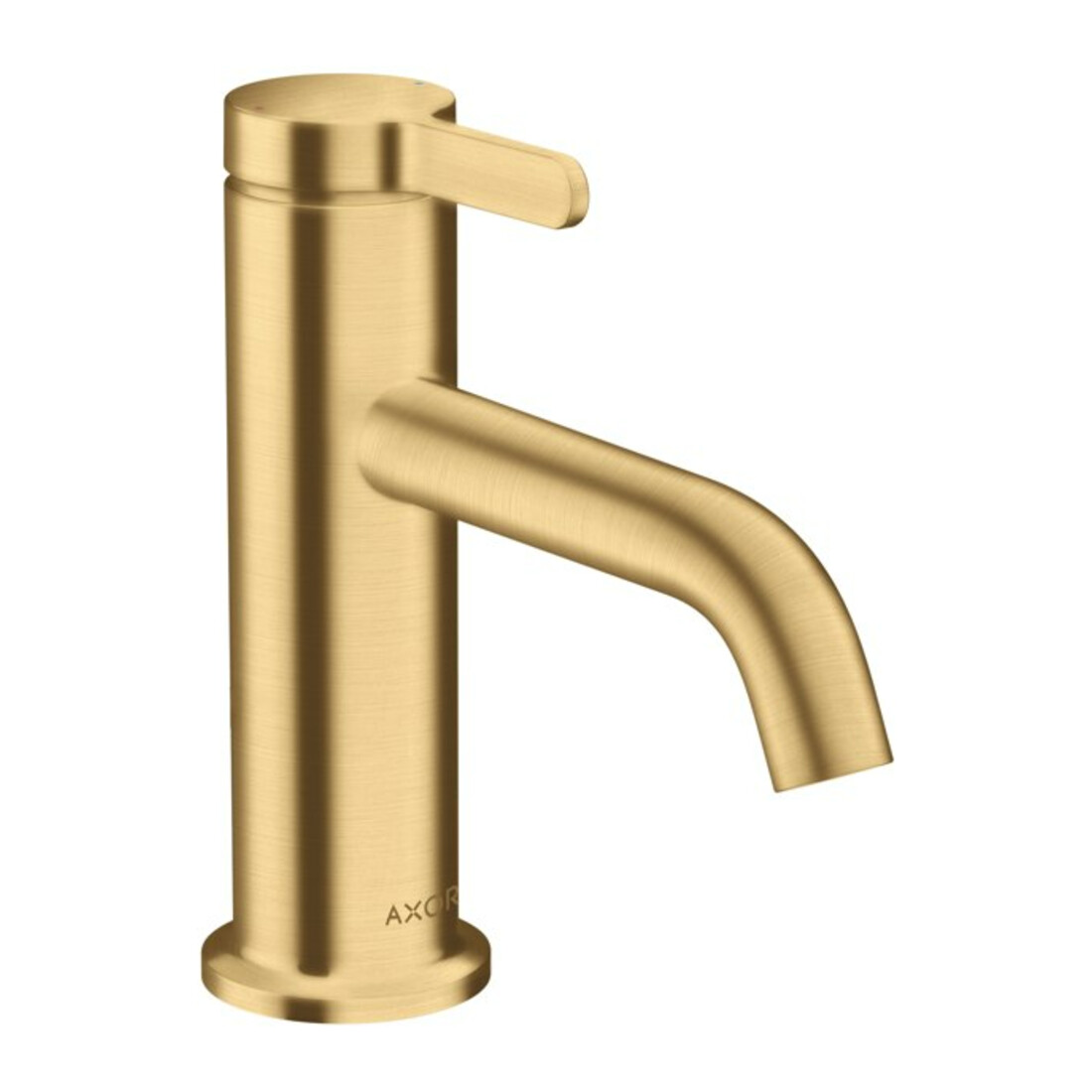 hansgrohe Waschtisch-Einhebelmischer 70 Axor One A 130mm, unver Abl.garn, brush. gol opt