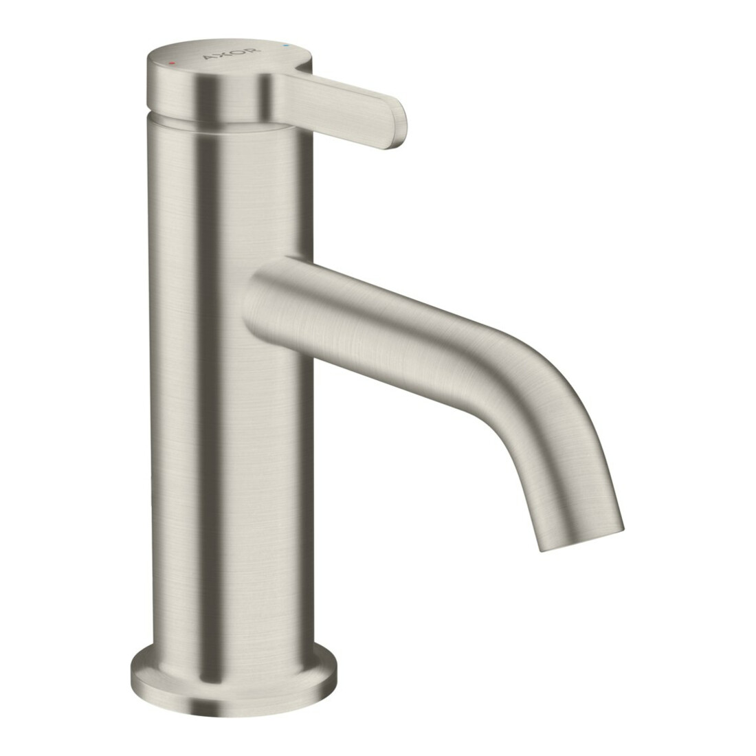hansgrohe Waschtisch-Einhebelmischer 70 Axor One A 130mm, unver Abl.garn, Edelstahl-Optik
