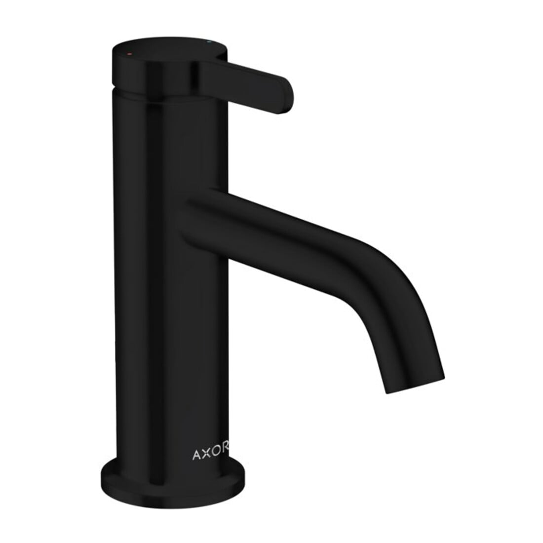 hansgrohe Waschtisch-Einhebelmischer 70 Axor One A 130mm, unverschließ Abl.garn, matt-sw