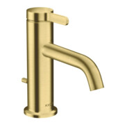 hansgrohe Waschtisch-Einhebelmischer 70 Axor One Ausl. 130mm, m Zugst.Abl.Gar., brush. br