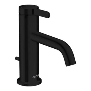 hansgrohe Waschtisch-Einhebelmischer 70 Axor One Ausl. 130mm, m Zugst.Abl.Gar., matt-sw