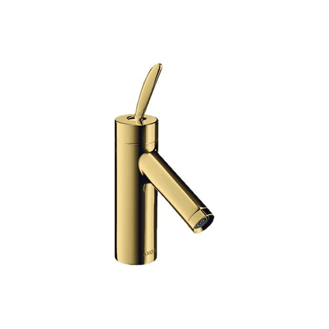 hansgrohe Waschtisch-Einhebelmischer 70 Axor Starck Classic A 106mm, m Zugst.Abl.Gar., pol. gol opt