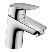 hansgrohe Waschtisch-Einhebelmischer 70 Logis LowFlow mit Zugstangen-Ablaufgarnitur, chrom