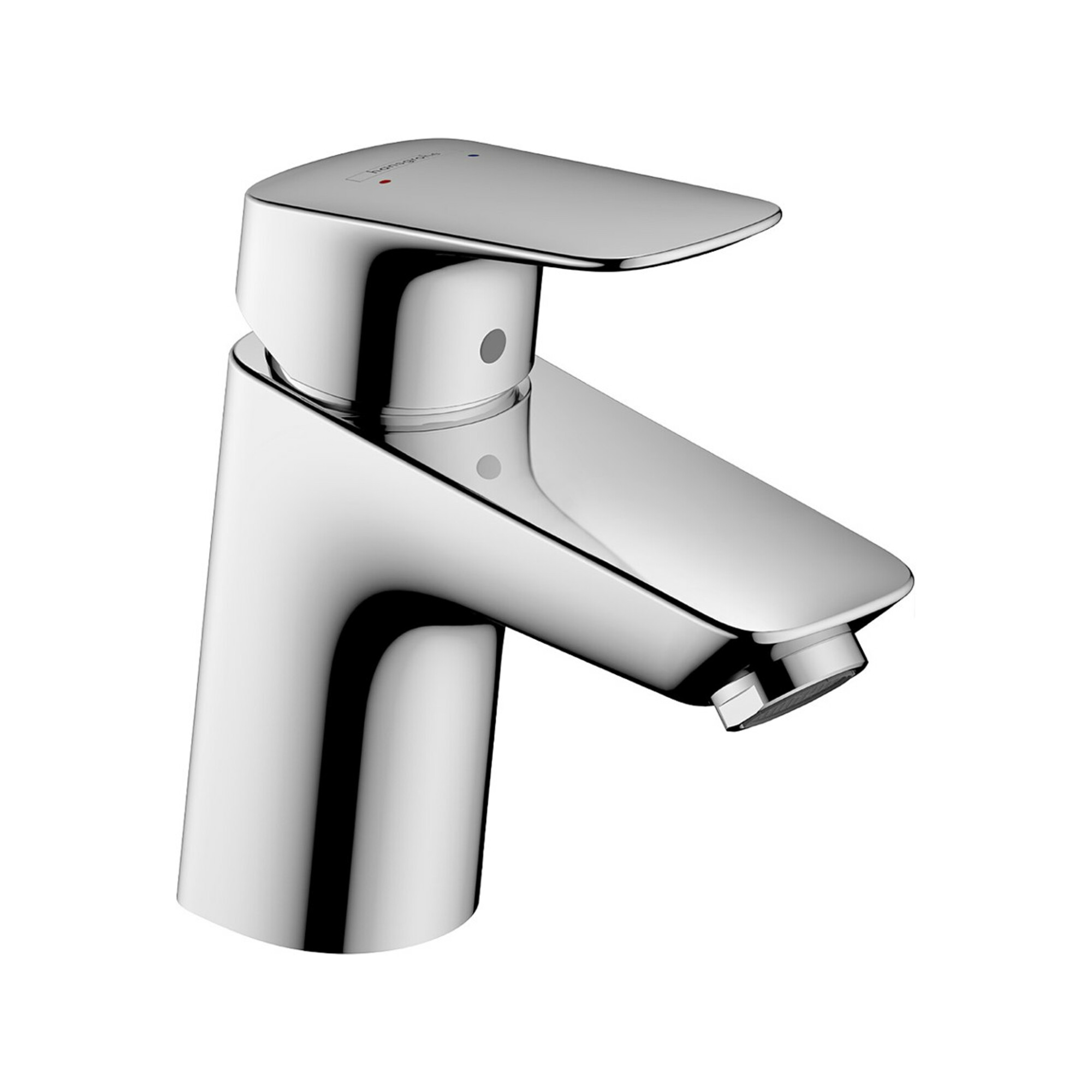 hansgrohe Waschtisch-Einhebelmischer 70 Logis mit Zugstangen-Ablaufgarnitur, chrom
