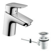 hansgrohe Waschtisch-Einhebelmischer 70 Logis mit Zugstangen-Ablaufgarnitur, chrom-4