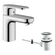 hansgrohe Waschtisch-Einhebelmischer 70 Vernis Blend mit Zugstangen-Ablaufgarnitur, chrom-4