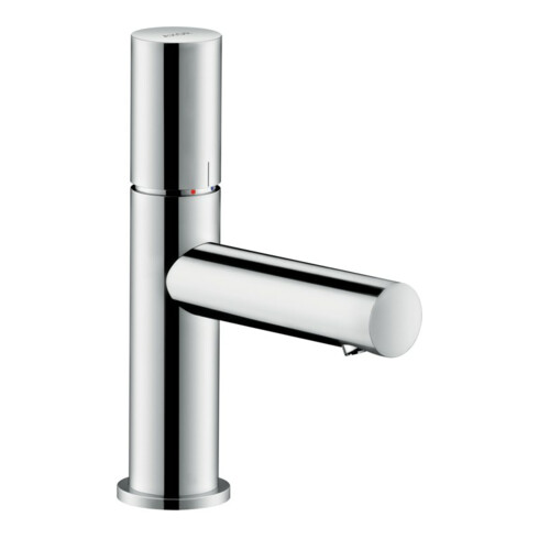 hansgrohe Waschtisch-Einhebelmischer 80 Axor Uno A 108mm, m Griff, unver Abl., brush. ni.