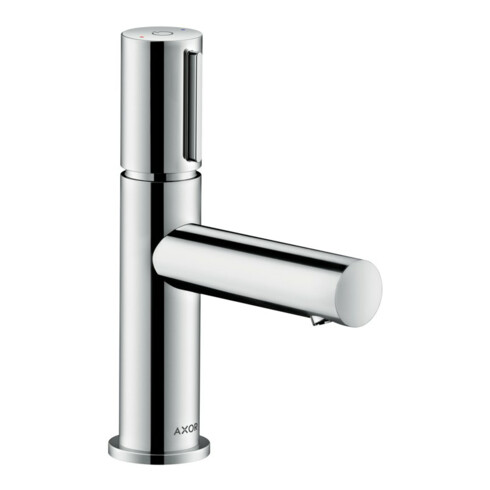 hansgrohe Waschtisch-Einhebelmischer 80 Axor Uno Sel. A 108mm, unver Abl.garn, brush. ni.