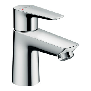 hansgrohe Waschtisch-Einhebelmischer 80 Talis E mit Push-Open-Ablaufgarnitur, chrom