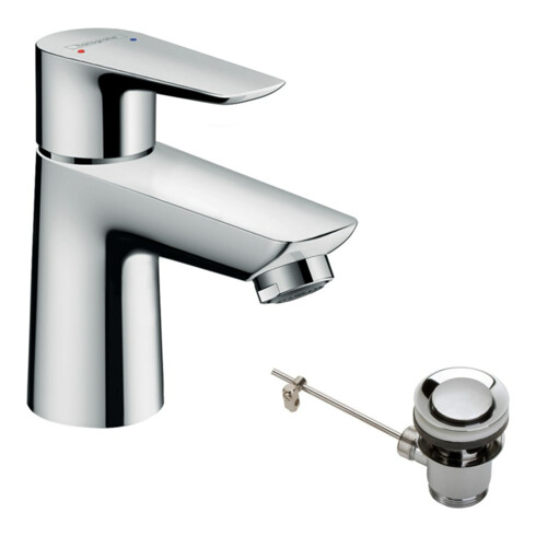 hansgrohe Waschtisch-Einhebelmischer 80 Talis E ND, f off WW-Bere, m Zugst.Abl.Gar., chr