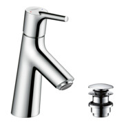 hansgrohe Waschtisch-Einhebelmischer 80 Talis S mit Push-Open-Ablaufgarnitur, chrom-4