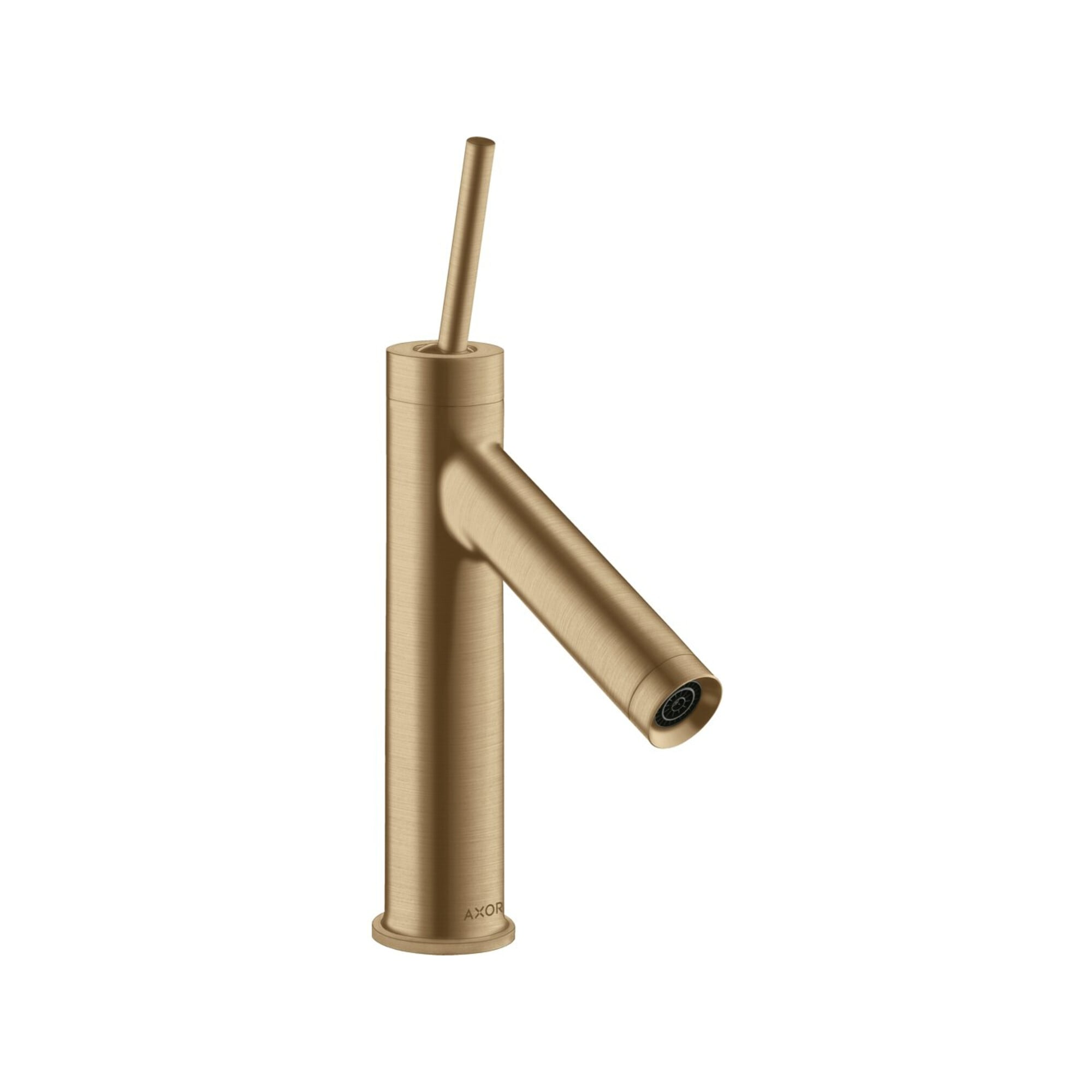 hansgrohe Waschtisch-Einhebelmischer 90 Axor Starck A 112mm, m Pin-Griff, unver Abl., b bron