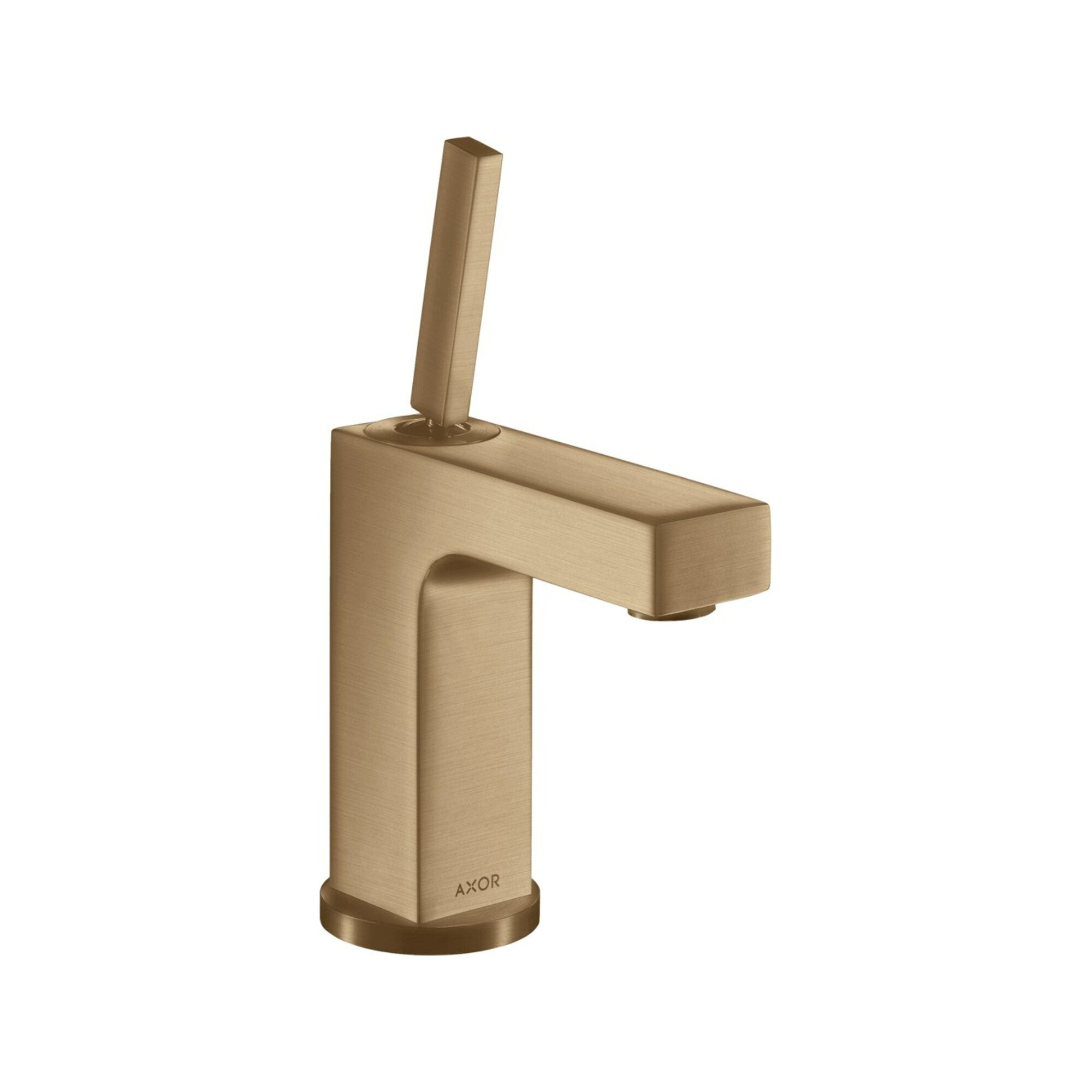 hansgrohe Waschtisch-Einhebelmischer Axor Citterio 110 A 104mm, m Pin-Griff, unver Abl., b bron
