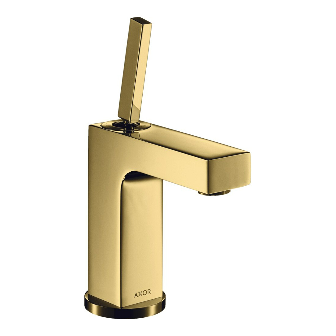 hansgrohe Waschtisch-Einhebelmischer Axor Citterio 110 A 104mm, m Pin-Griff, ZugstAblGar, po g