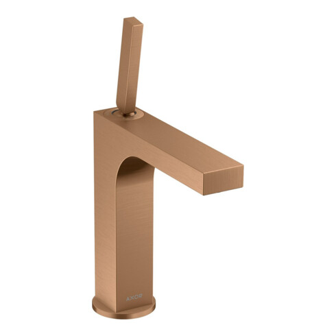hansgrohe Waschtisch-Einhebelmischer Axor Citterio 160 A 141mm, m Pin-Griff, unver Abl., b bron