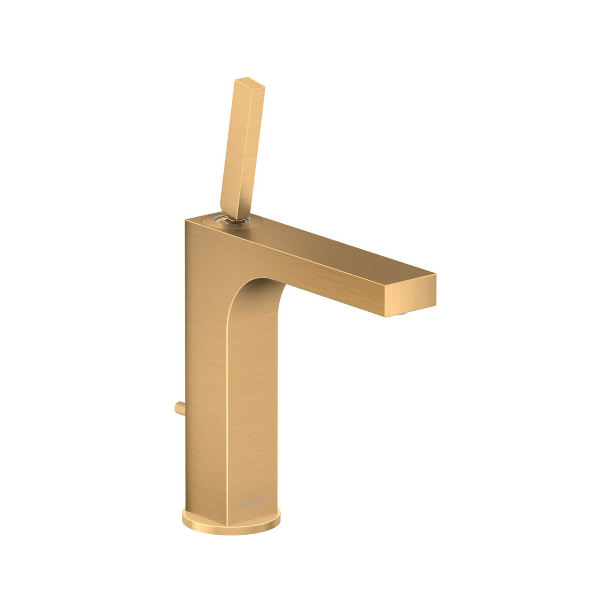 hansgrohe Waschtisch-Einhebelmischer Axor Citterio 160 A 141mm, m Pin-Griff, ZugstAblGar, b br