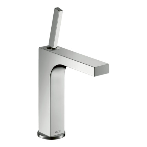 hansgrohe Waschtisch-Einhebelmischer Axor Citterio 160 A 141mm, m Pin-Griff, ZugstAblGar, chr