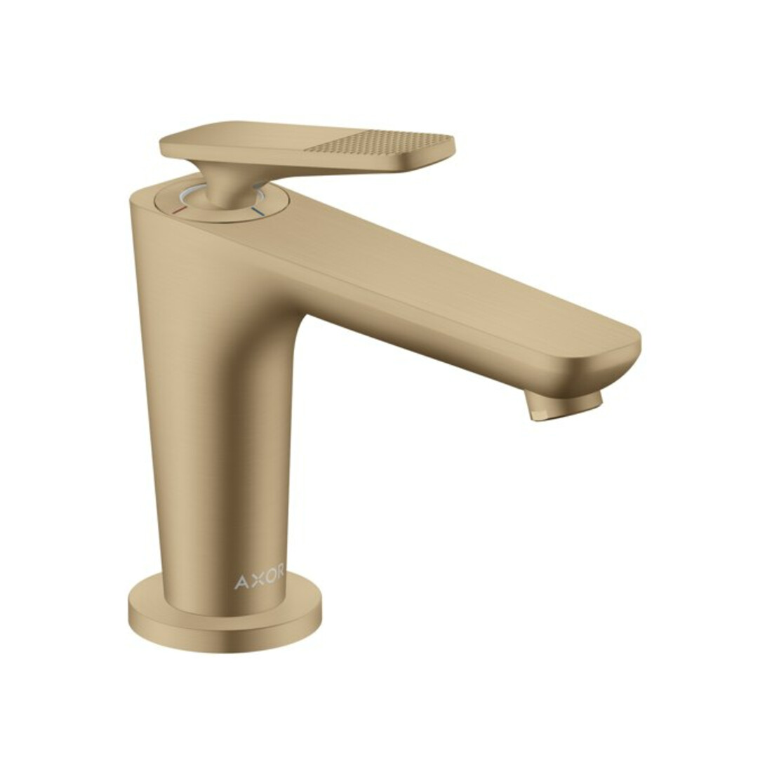 hansgrohe Waschtisch-Einhebelmischer Axor Citterio C CoolSt cubic cut, b b, A 128mm, Abl unverschl.