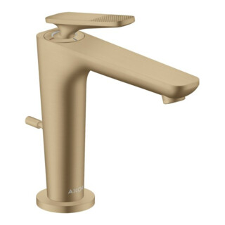 hansgrohe Waschtisch-Einhebelmischer Axor Citterio C CoolSt cubic cut, b b, A 135mm, Abl unverschl.