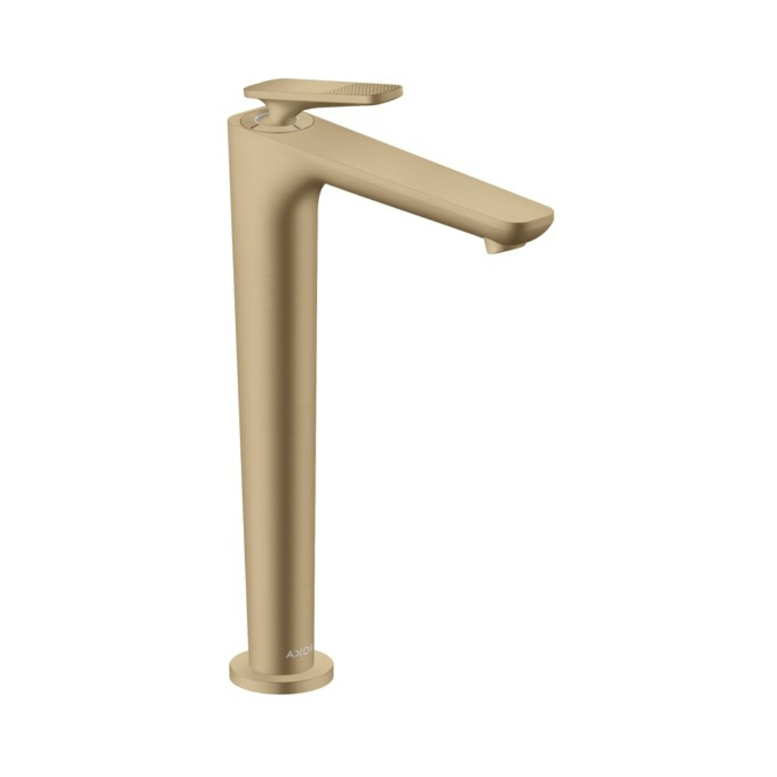 hansgrohe Waschtisch-Einhebelmischer Axor Citterio C CoolSt cubic cut, b b, A 158mm, Abl unverschl.