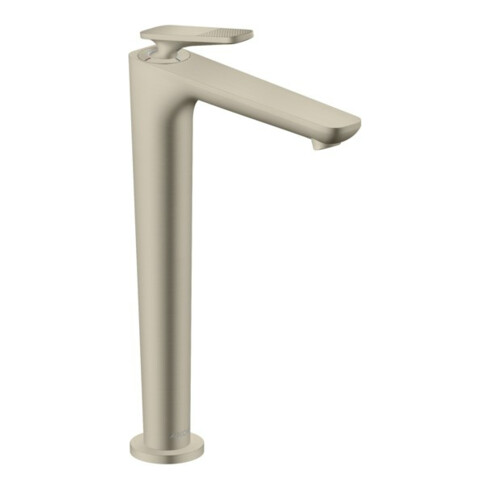 hansgrohe Waschtisch-Einhebelmischer Axor Citterio C CoolSt cubic cut, b ni, A 158mm, Abl unverschl.