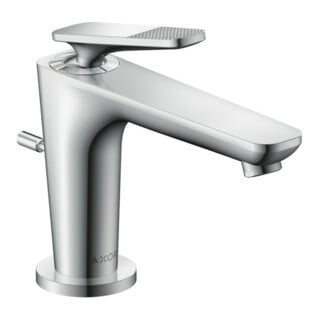 hansgrohe Waschtisch-Einhebelmischer Axor Citterio C CoolSt cubic cut, c, A 128mm, Zugst.Abl.Gar.