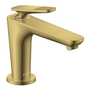 hansgrohe Waschtisch-Einhebelmischer Axor Citterio C CoolSt cubic cut, po g op, A 128mm, AL unvers.