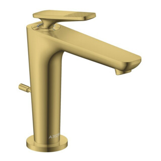 hansgrohe Waschtisch-Einhebelmischer Axor Citterio C CoolSt cubic cut, po g op, A 135mm, Zugst. Abl.