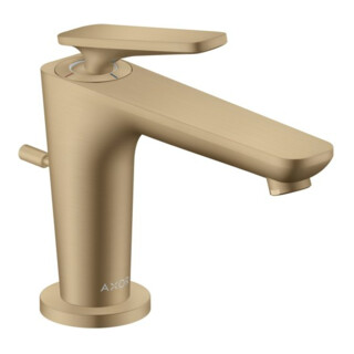 hansgrohe Waschtisch-Einhebelmischer Axor Citterio C CoolSt o S, b bron, Ausl. 128mm, Zugst.Abl.Gar.