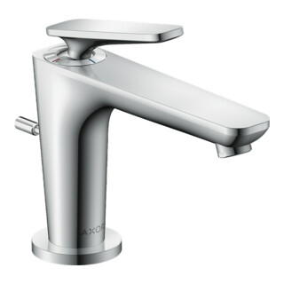 hansgrohe Waschtisch-Einhebelmischer Axor Citterio C CoolSt o S, chr, Ausl. 128mm, Zugst.Abl.Gar.