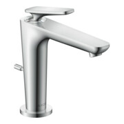 hansgrohe Waschtisch-Einhebelmischer Axor Citterio C CoolSt o S, chr, Ausl. 135mm, Zugst. Abl.garn