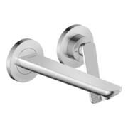 hansgrohe Waschtisch-Einhebelmischer Axor Citterio C cub cut, chr, UP Wandmont., Ausl. 193mm