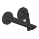 hansgrohe Waschtisch-Einhebelmischer Axor Citterio C o S, matt-sw, UP Wandmont., Ausl. 193mm-1