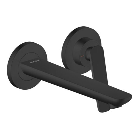 hansgrohe Waschtisch-Einhebelmischer Axor Citterio C o S, matt-sw, UP Wandmont., Ausl. 193mm
