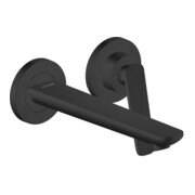 hansgrohe Waschtisch-Einhebelmischer Axor Citterio C o S, matt-sw, UP Wandmont., Ausl. 193mm