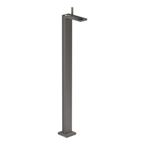 hansgrohe Waschtisch-Einhebelmischer Axor MyEdition boden, m Pus-Op-Abl, o Pl, brush. bla vc