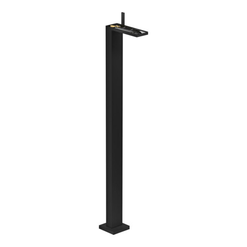 hansgrohe Waschtisch-Einhebelmischer Axor MyEdition boden, m Pus-Op-Abl, o. Pl., matt-sw