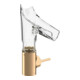 hansgrohe Waschtisch-Einhebelmischer Axor Starck V 140 m Glas, unver Abl., Facettensch, b bron-1