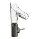 hansgrohe Waschtisch-Einhebelmischer Axor Starck V 140 m Glas, unver Abl., Facettensch, po b vc-1