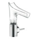 hansgrohe Waschtisch-Einhebelmischer Axor Starck V 140 m Glas, unver Abl., Facettenschl., chr-3