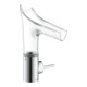 hansgrohe Waschtisch-Einhebelmischer Axor Starck V 140 m Glasausl., unverschließ Abl.garn, chr-1