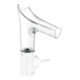 hansgrohe Waschtisch-Einhebelmischer Axor Starck V 140 m Glasausl., unverschließ Abl.garn, weiß-1