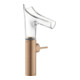 hansgrohe Waschtisch-Einhebelmischer Axor Starck V 220 m Glas, unver Abl.garn, brush. r gol-1